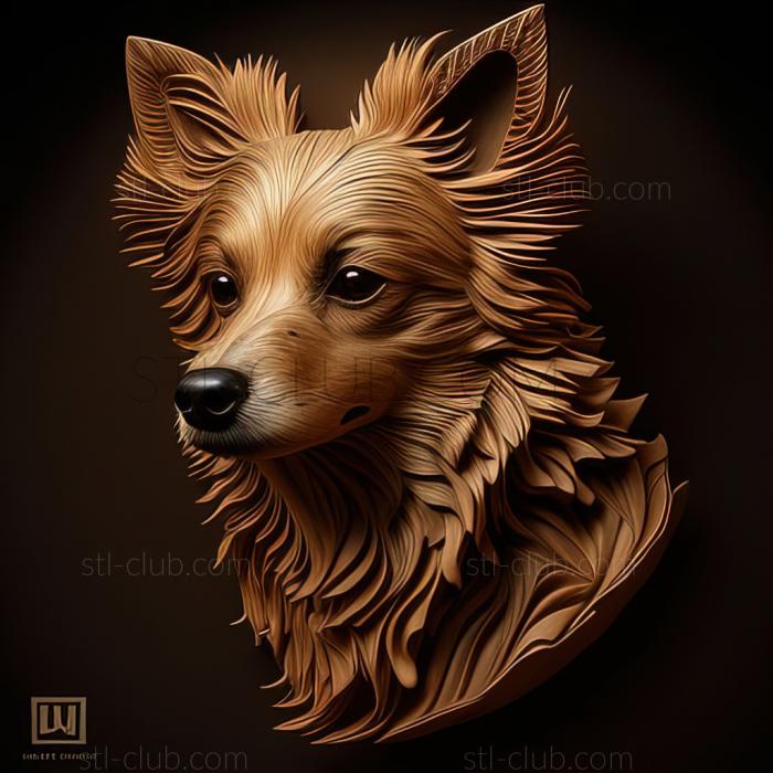 3D model st Taigan dog breed dog (STL)